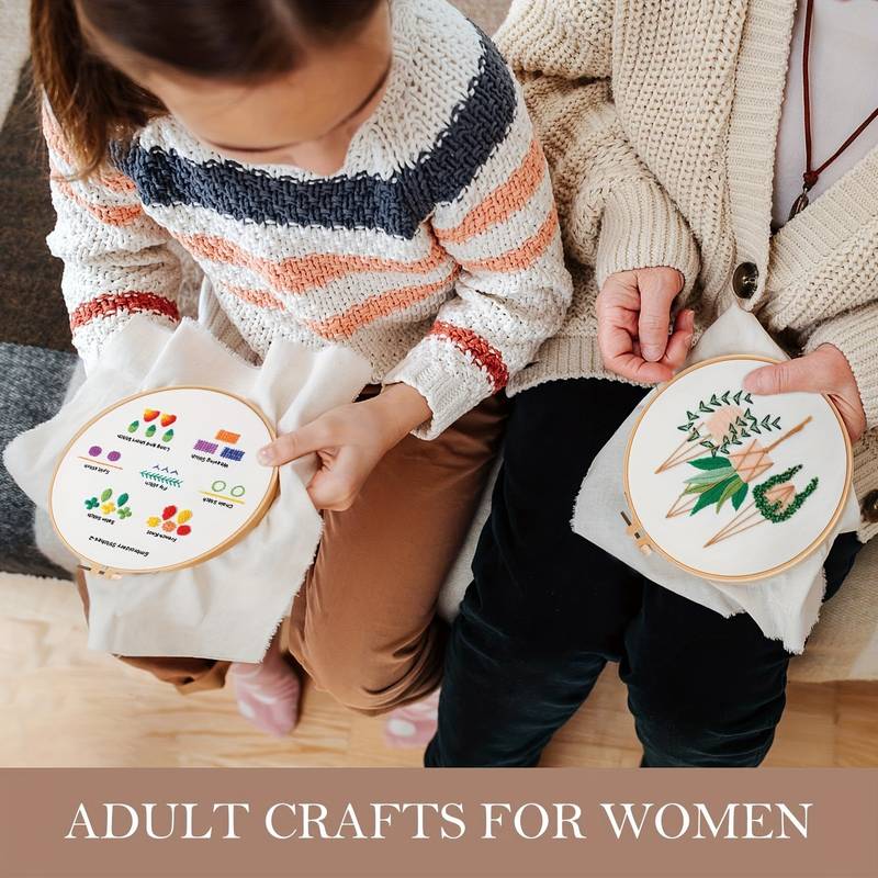 Embroidery Kit For Beginners Cross Stitch Kits For Adults - Temu